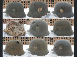 New German helmets from Stalingrad