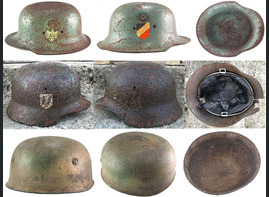 Waffen-SS, М38 paratrooper and children's helmet of 3 Reich for sale