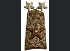 Badge of an Italian soldier / from Voronezh 