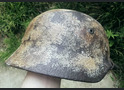 Restored German helmet M35, Wehrmacht