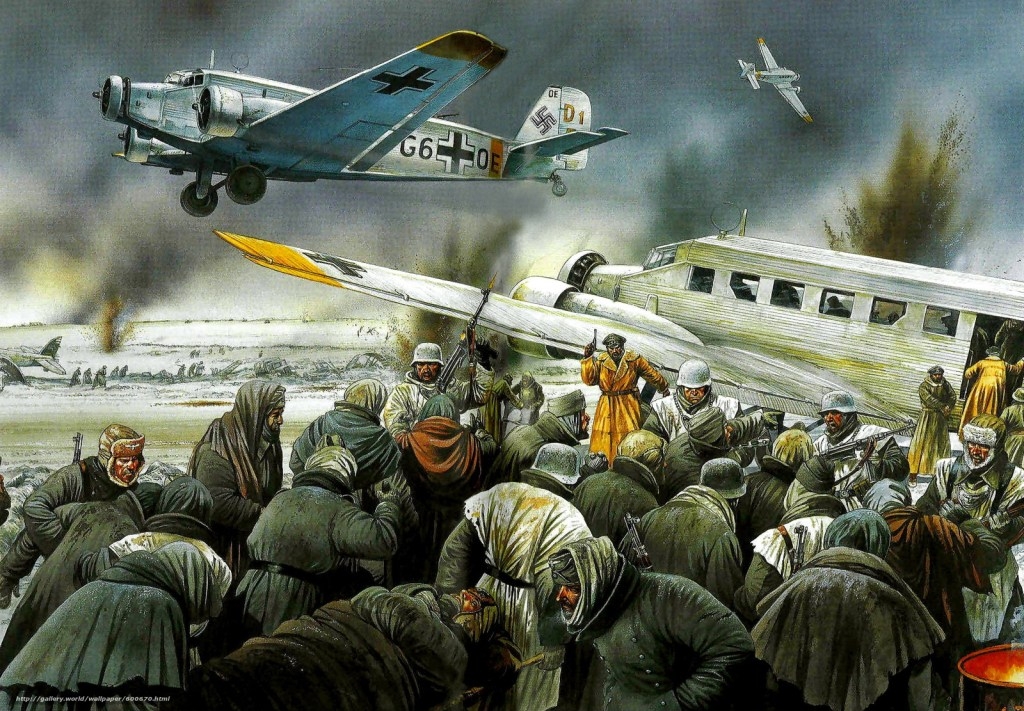 This picture perfectly demonstrates the atmosphere of horror appearing in those days at the airport