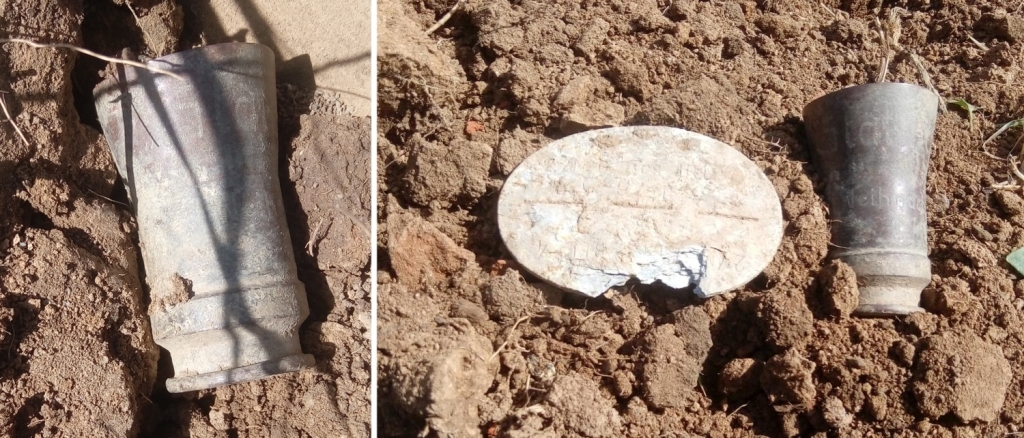 An interesting finding: a handmade engraved glass