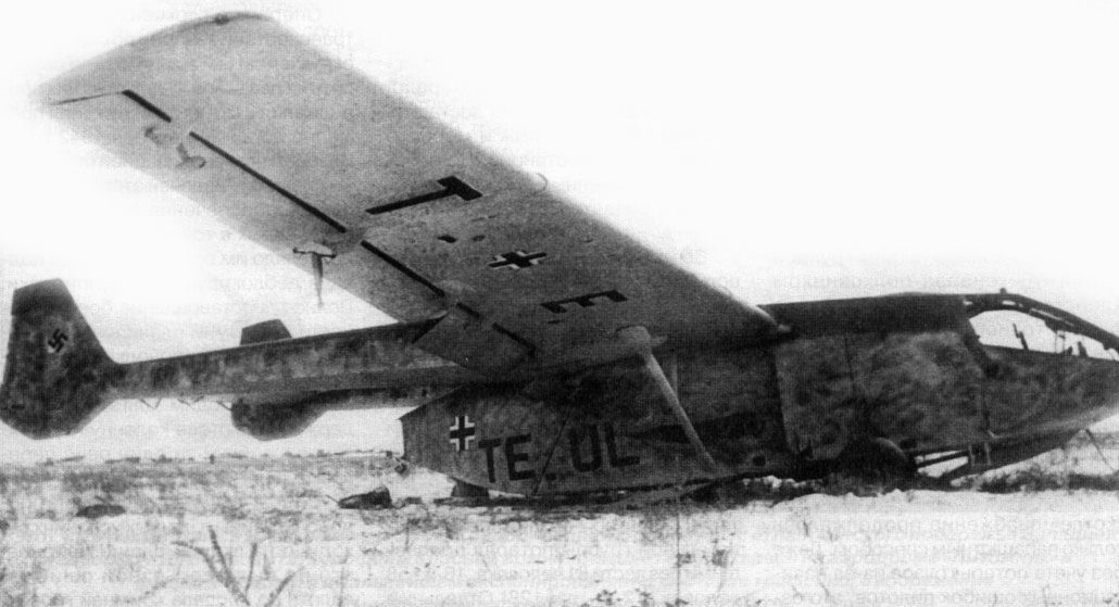 Matchbox Go242B2 captured by Soviet troops in February 1943 at Pitomnik airfield