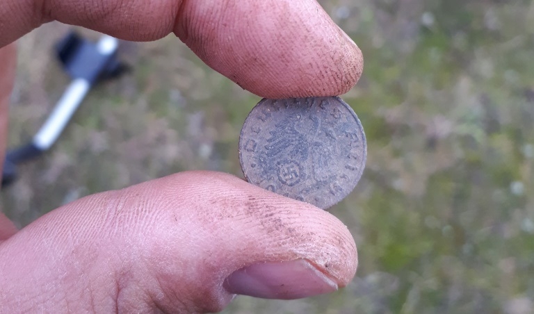 Coin 3 Reich - was found in a field In Rossoshka Coin 3 Reich - was found in a field In Rossoshka