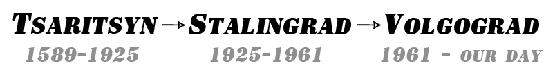 Stalingrad today is Volgograd