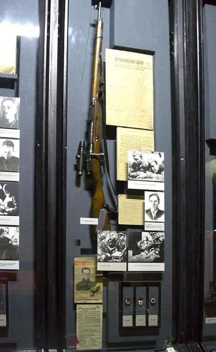 V. Zaytsev’s sniper rifle is kept in one of the museums in Volgograd V. Zaytsev’s sniper rifle is kept in one of the museums in Volgograd