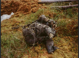 Found 55 years after the death of Soviet pilot Boris Aleksandrovich Lazarev.
