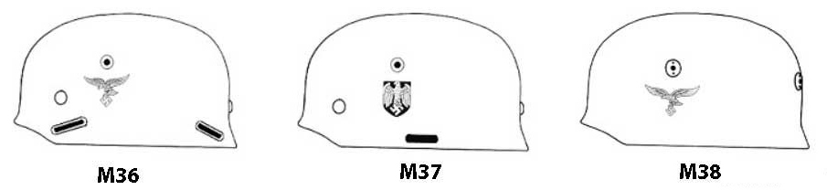 German paratrooper helmet varieties German paratrooper helmet varieties