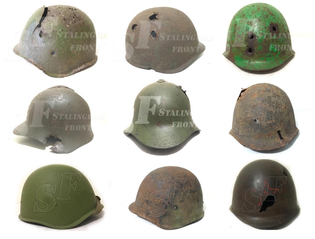 Big collection of Soviet helmets of the WW2 period on sale Big collection of Soviet helmets of the WW2 period on sale