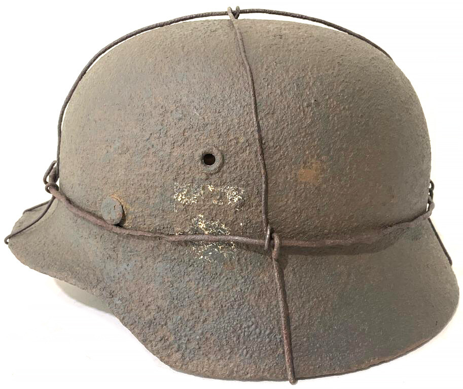 German helmet M40 / from Stalingrad