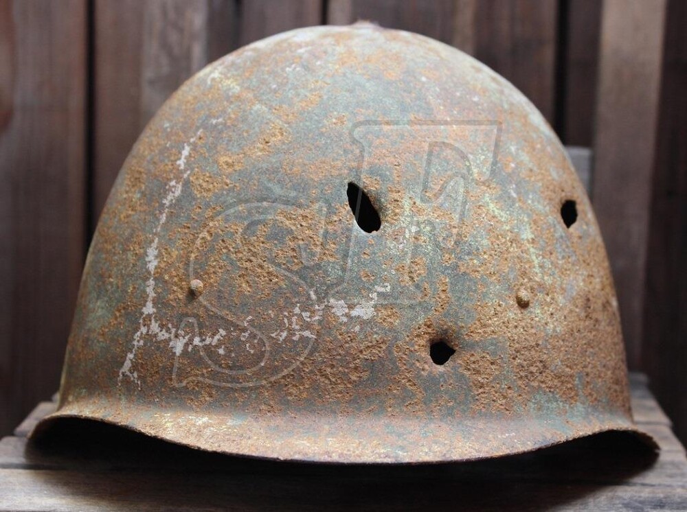 Soviet helmet SSh-40 from Stalingrad