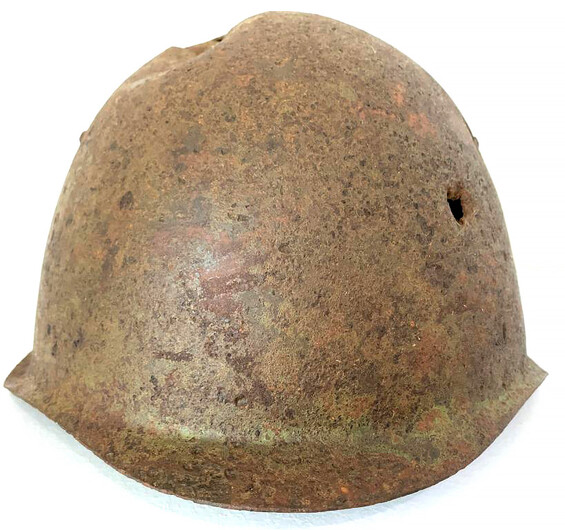 Soviet helmet SSh39 / from Stalingrad