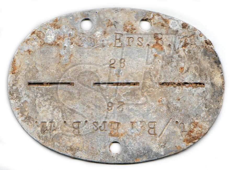 Dog tag St./Bau Ers.B.11.26