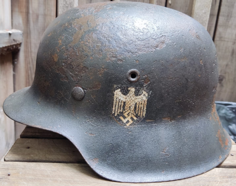 Wehrmacht helmet M42 / from Belarus