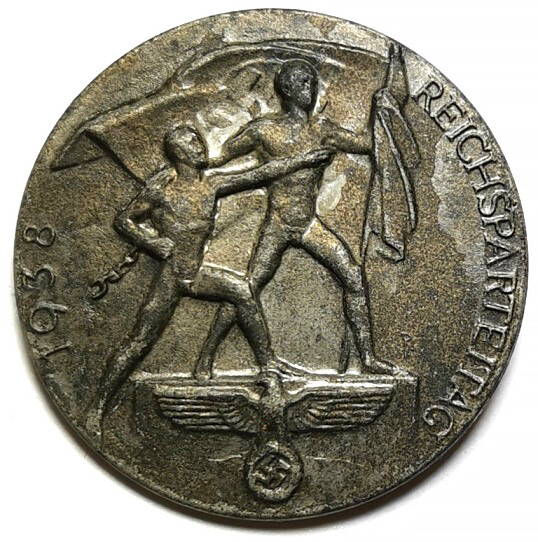 1938 Reichsparteitag badge / from Königsberg
