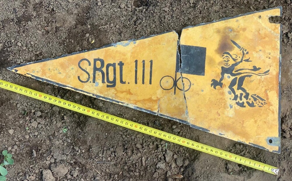 German sign 111th Regiment Ghost / from Stalingrad