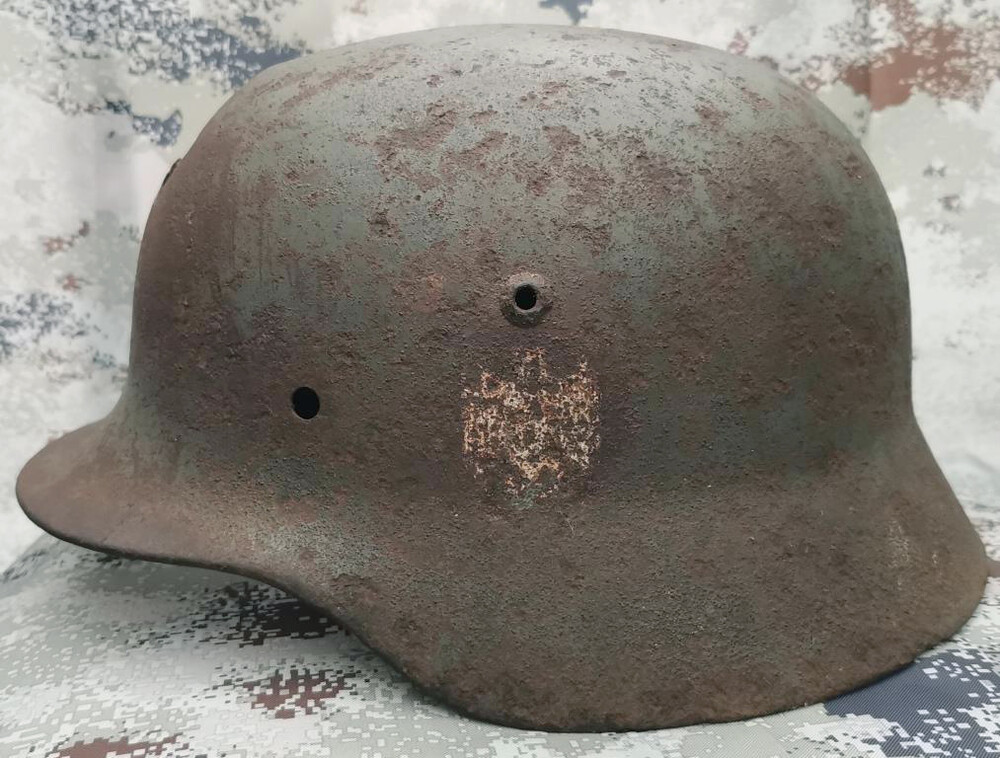 Wehrmacht helmet M35 / from Kalinin