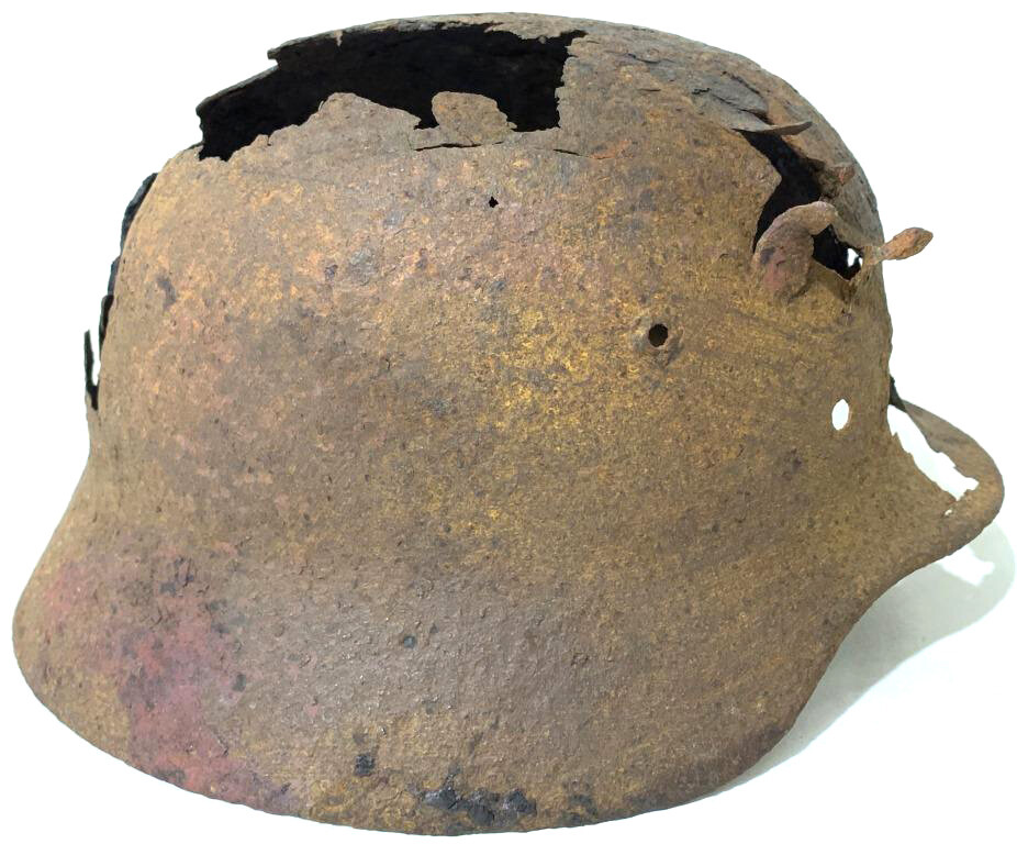 German helmet M35 / from Stalingrad