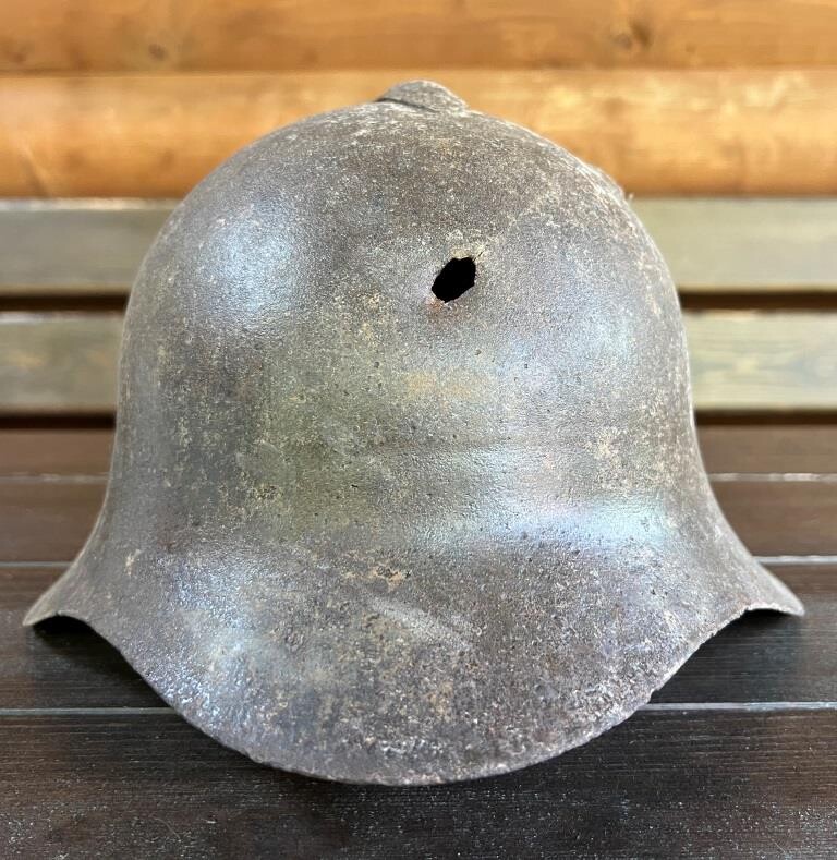 Soviet helmet SSh36 / from Stalingrad