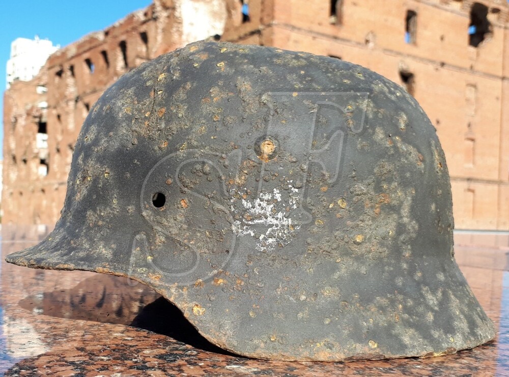 German helmet M40 from Stalingrad