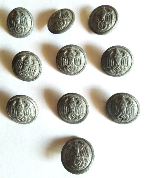 Buttons of the Ministry of Occupied Eastern Territories