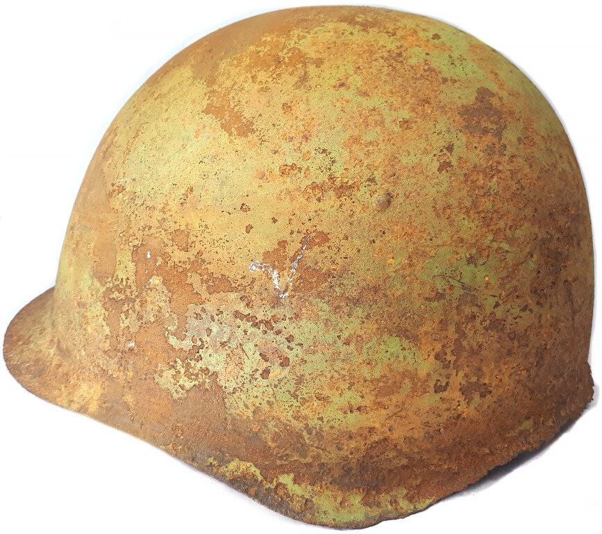 Soviet helmet SSh40 / from Kursk