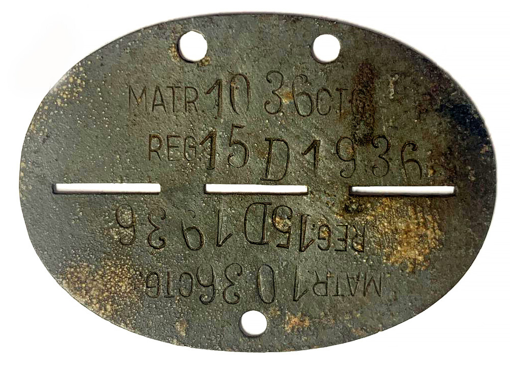 Romania Dogtag / from Stalingrad