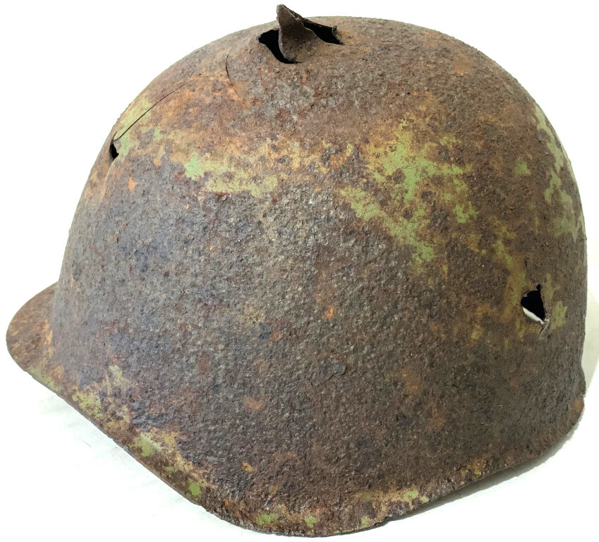Soviet helmet SSh40 / from Stalingrad