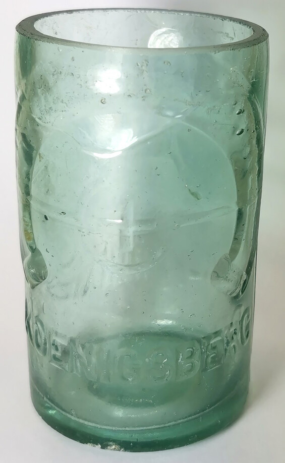 A mug from a bottle / from Konigsberg