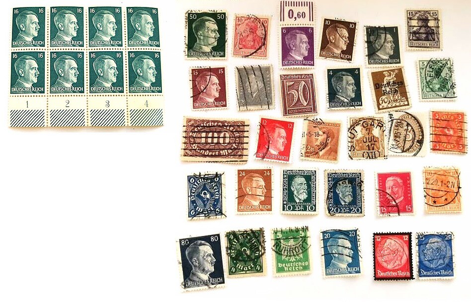 Postage stamps, Third Reich