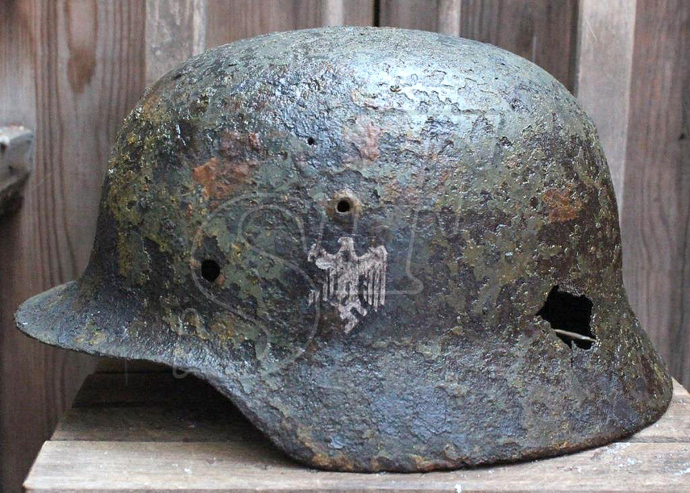 Helmet M35, Wehrmacht / from Smolensk