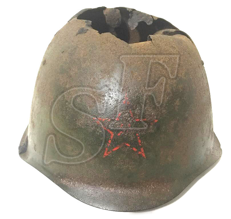 Steel helmet SSH39 / from Stalingrad