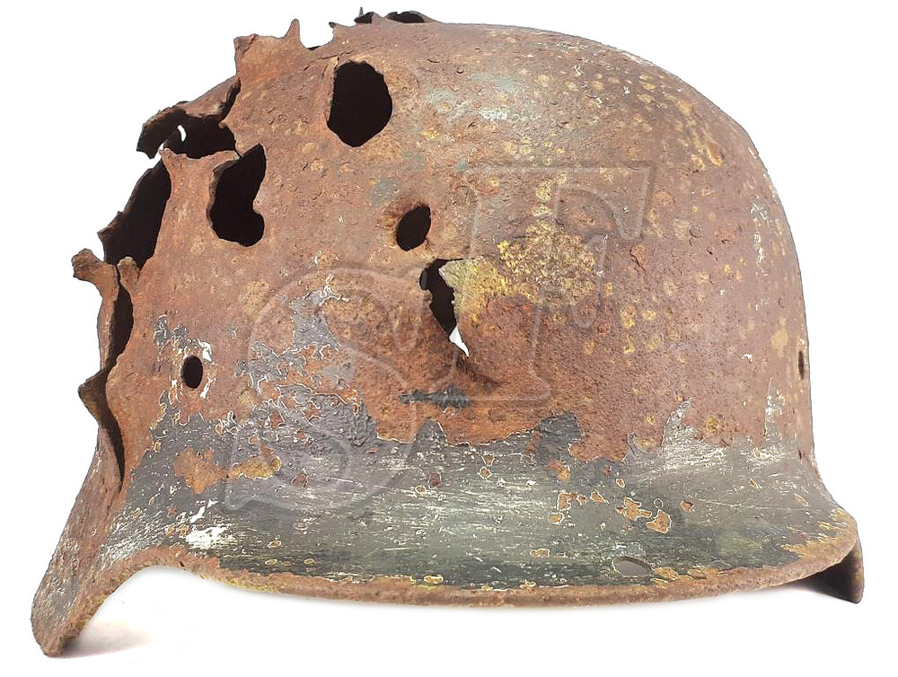 German helmet M35 / from Stalingrad
