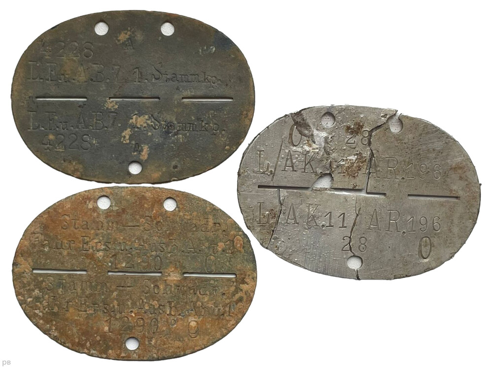 Lot of the German dogtags / from Konigsberg