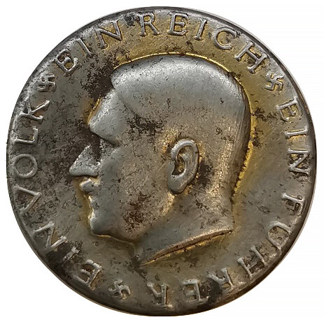 Hitler Head Election Lapel Pin