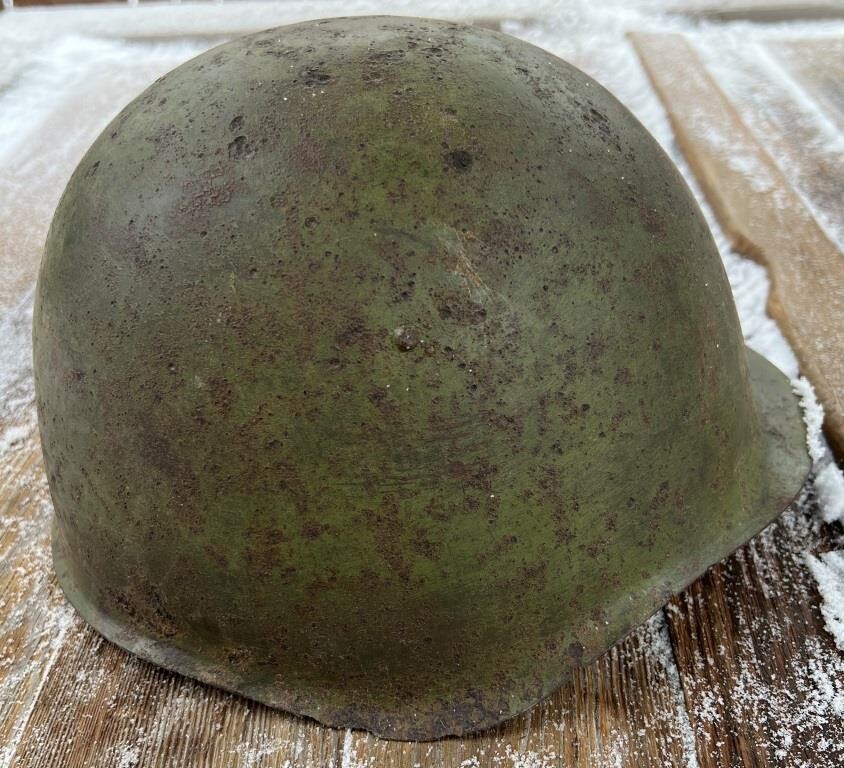 Soviet helmet Ssh39 / from Stalingrad