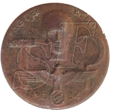 1 May 1936 Labor Day Badge