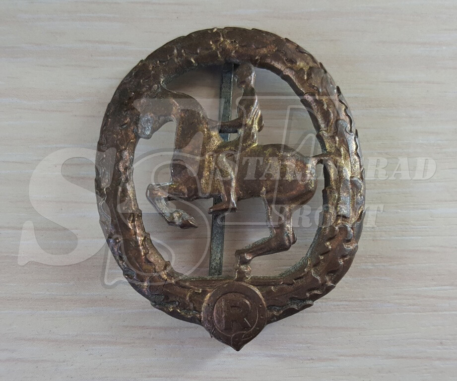 Badge German rider 3 degree (bronze) Kalach-on-Don