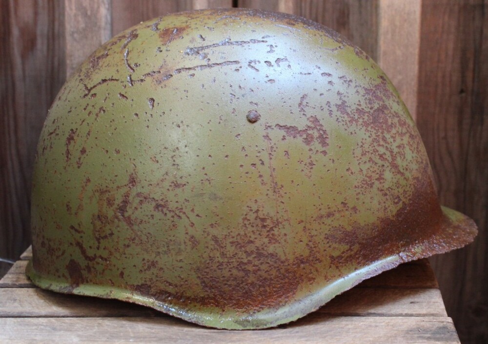 Soviet helmet SSh39 / from Karelia