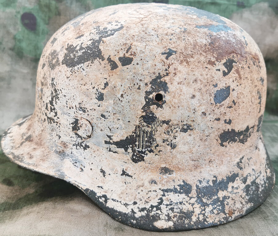 Restored German helmet M35 DD, Wehrmacht