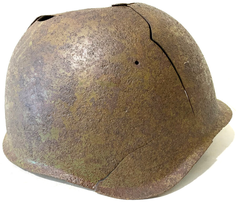 Soviet helmet SSh39 / from Stalingrad