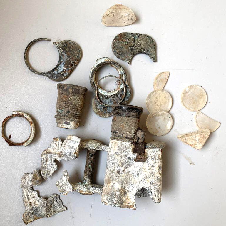 Broken Soviet binoculars