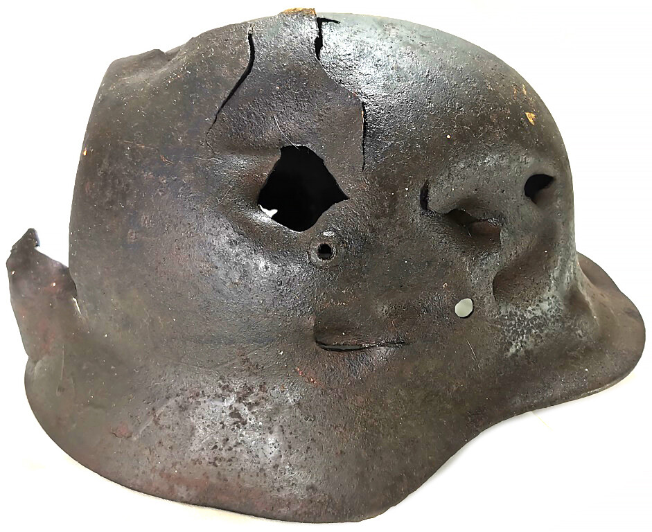 German helmet M35 / from Novgorod