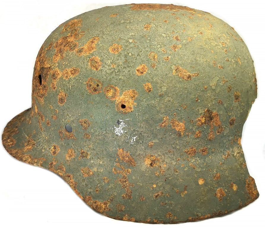 German helmet M35 / from Demyansk pocket