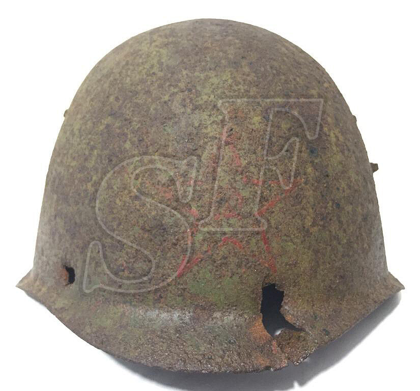 Steel helmet SSH39 / from Stalingrad