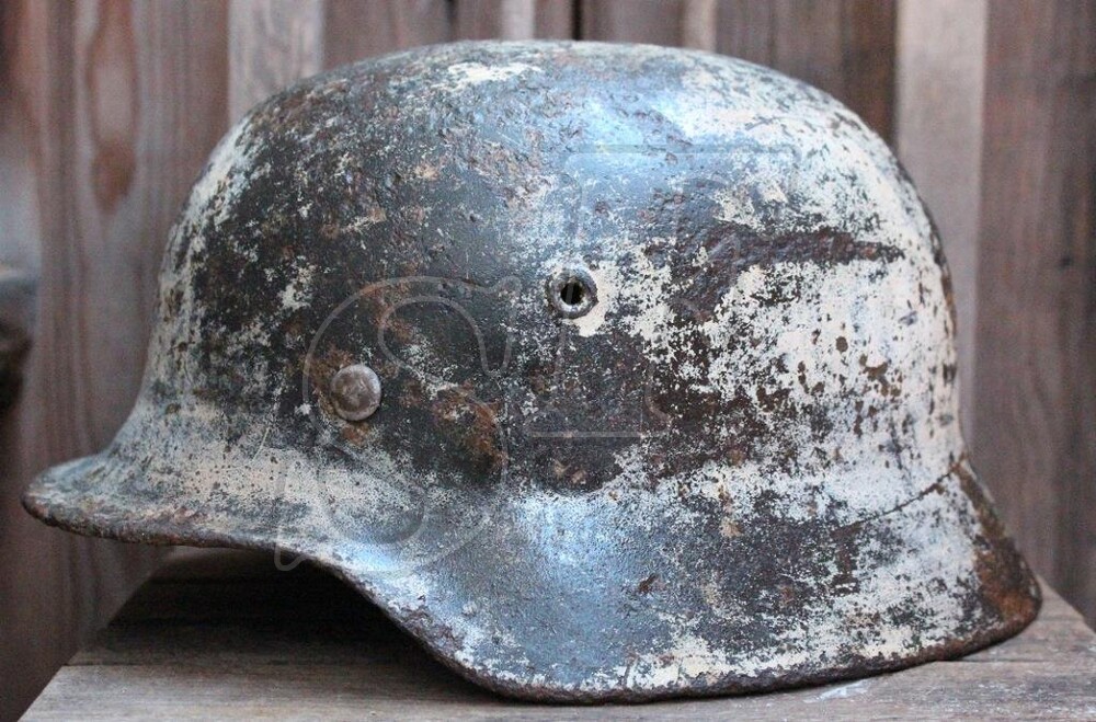 German helmet M40 / Novgorod region