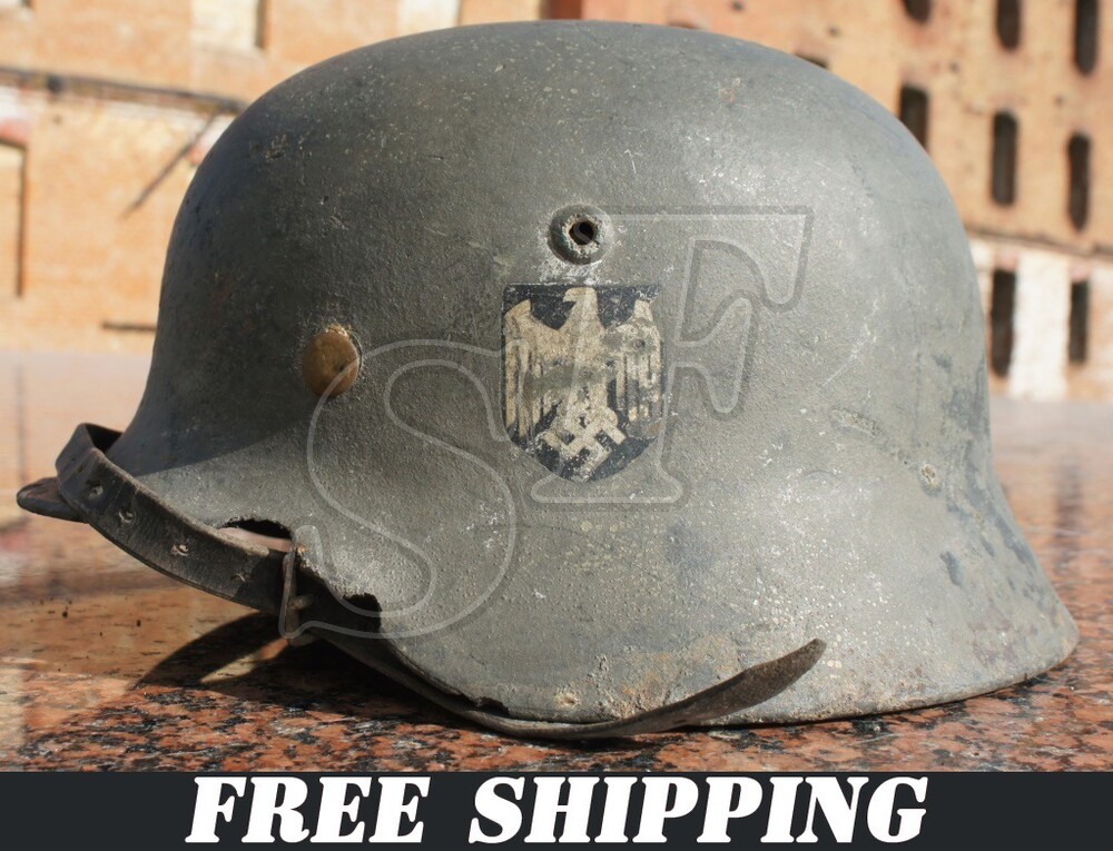 German helmet М35 from Stalingrad