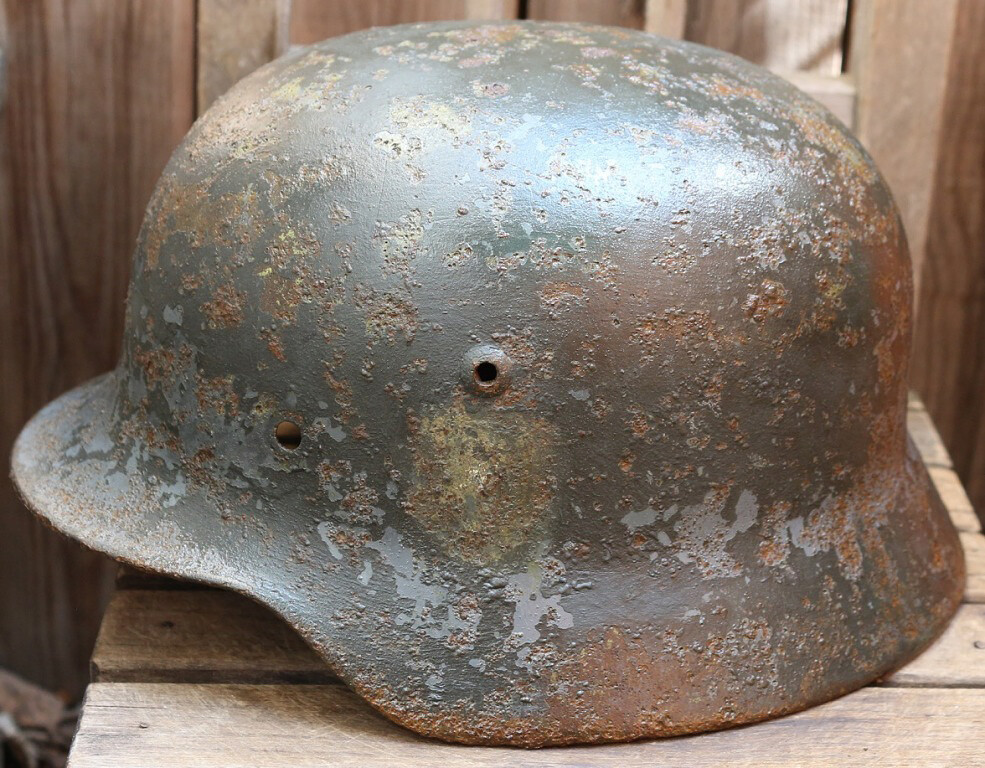 German helmet M35 / from Stalingrad