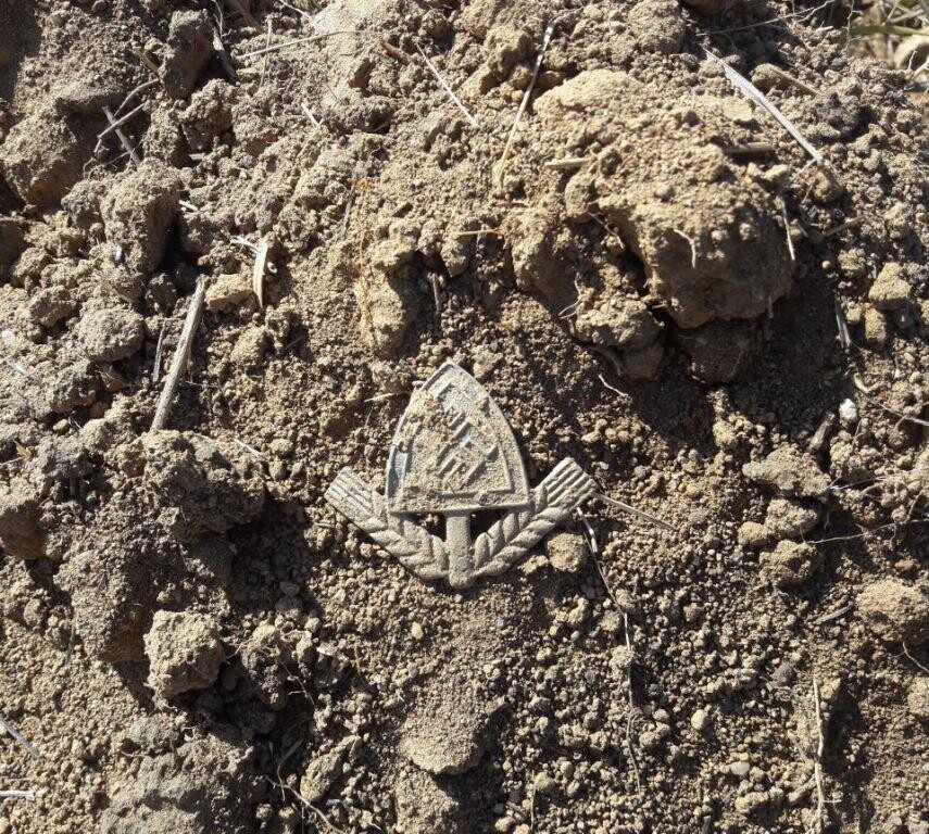 RAD cap badge / from Stalingrad