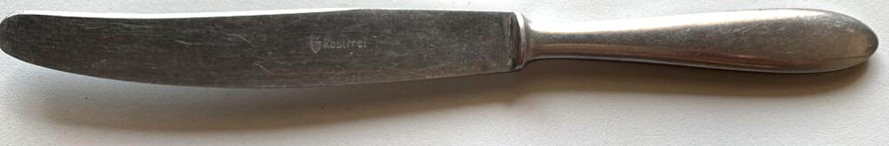 Stainless steel table knife / from Stalingrad